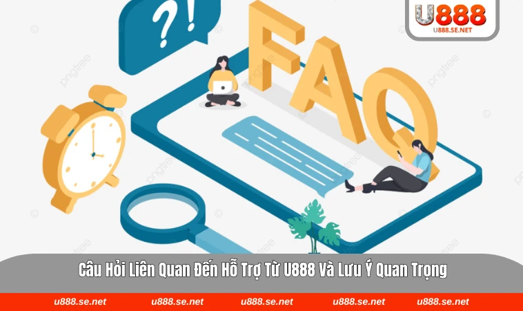 Kênh hỗ trợ và lưu ý dành cho người dùng của U888