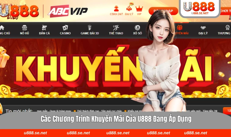 U888 30 Chương trình khuyến mãi được U888 cập nhật thường xuyên